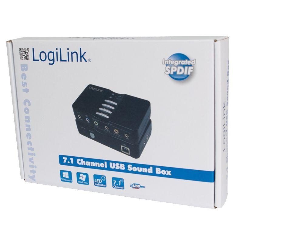 Placa de Som Externa LOGILINK UA0099 (USB - Preto) — miniatura 2