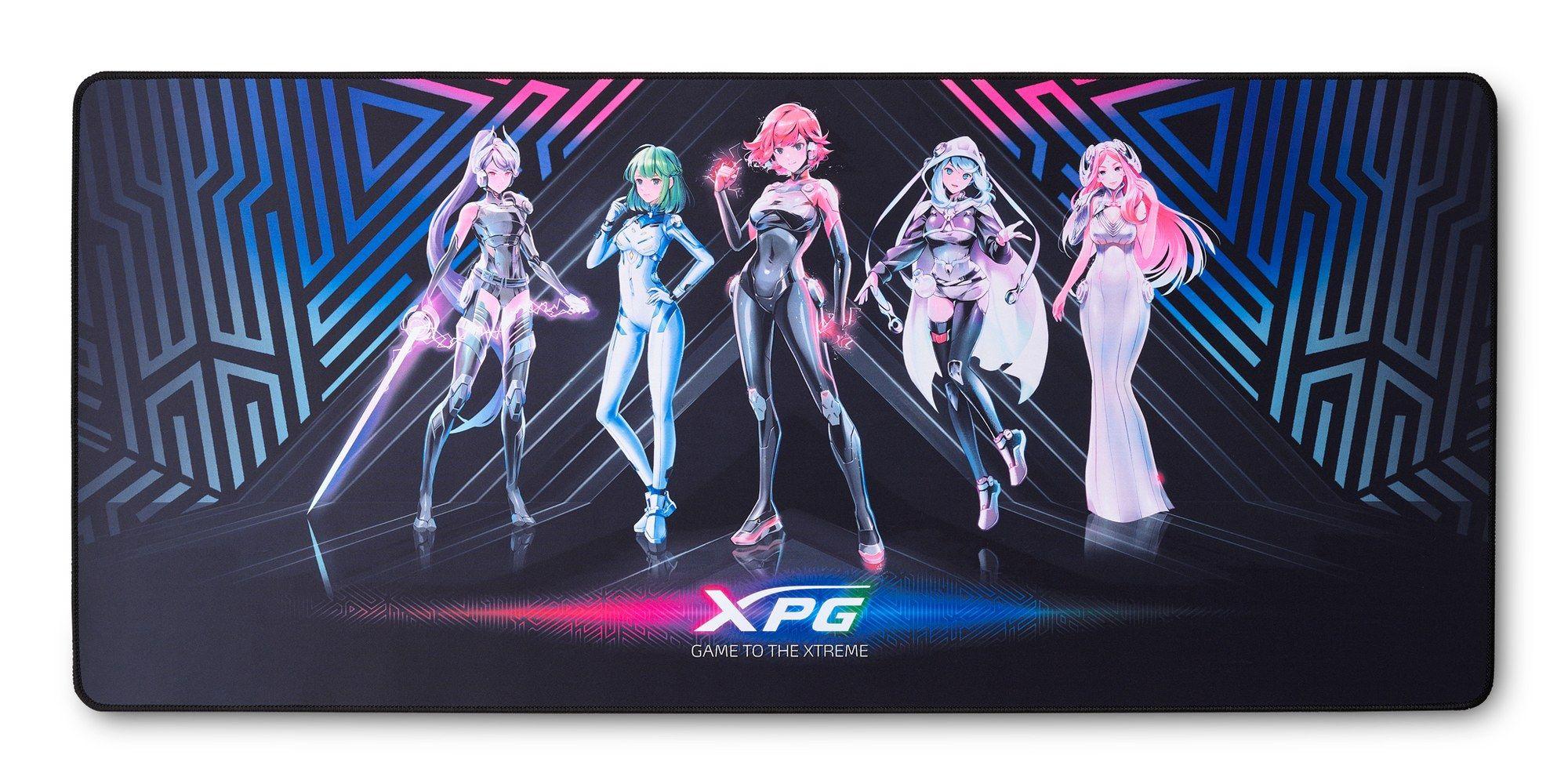 Tapete de Rato Gaming XPG Frontline XL Saga Series (XL - Microfibra, borracha - Microfibra - Multicor)