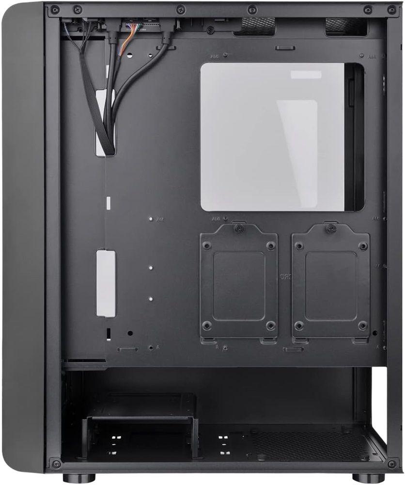 Caixa PC THERMALTAKE S200 TG ARGB (ATX, micro ATX, Mini-ITX - Midi Tower - SPCC, vidro temperado - Preto) — miniatura 6