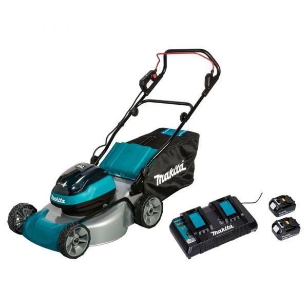 Corta-relva a Bateria MAKITA DLM466PT2 (2x18V - Azul)