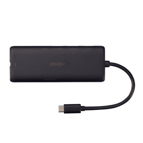Base de Ligação e Replicador de Portas LINDY 43358 (60 Hz - Preto), miniatura 3