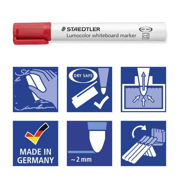 Marcador para Quadro Branco STAEDTLER Lumocolor 351-20 (Rosa), miniatura 5