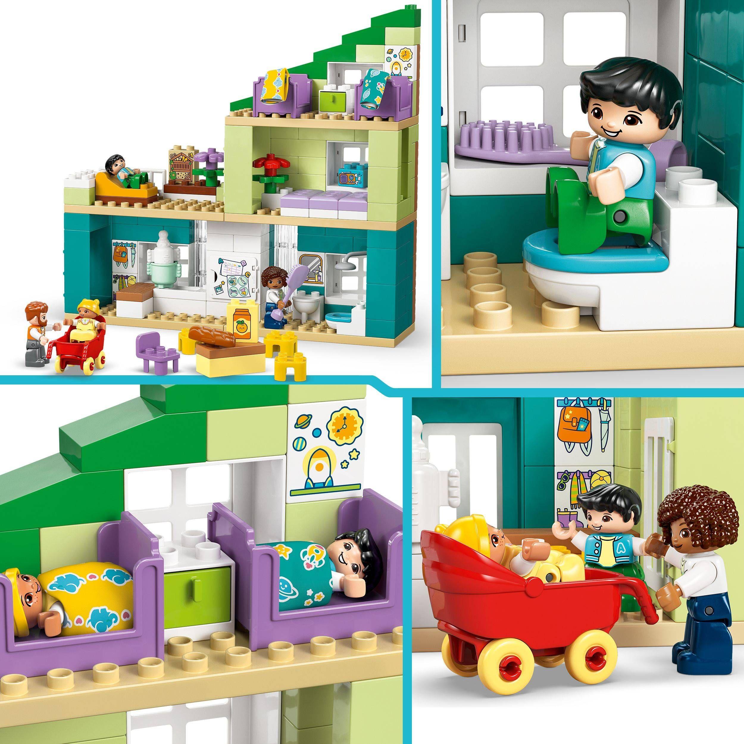 LEGO 10470 Duplo Casa de Família Moderna 3 em 1 com Figuras (2+ anos - 166 peças), miniatura 5