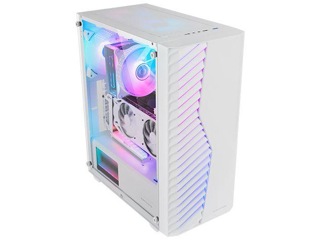 Caixa ATX MARS GAMING MC-VOLT (ATX, Micro ATX, Mini-ITX - Semitorre - SGCC, vidro temperado - Branco) — miniatura 2