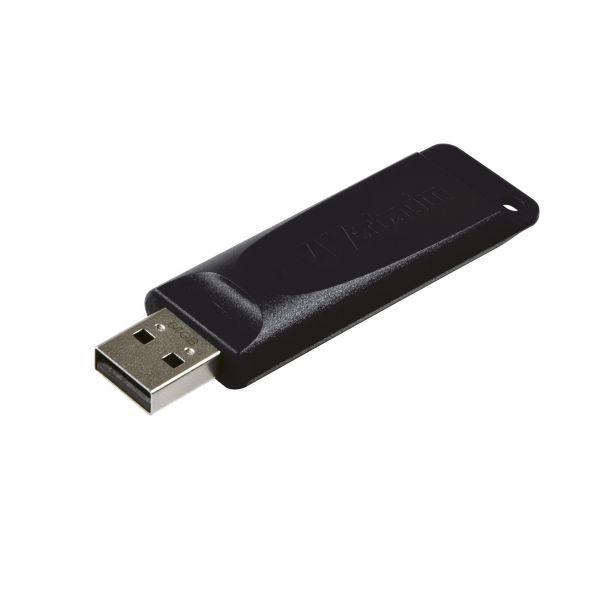 Pen USB VERBATIM Slider 98698 (Slide - USB 2.0 Type-A - 10 MB/s - Preto) — miniatura 2