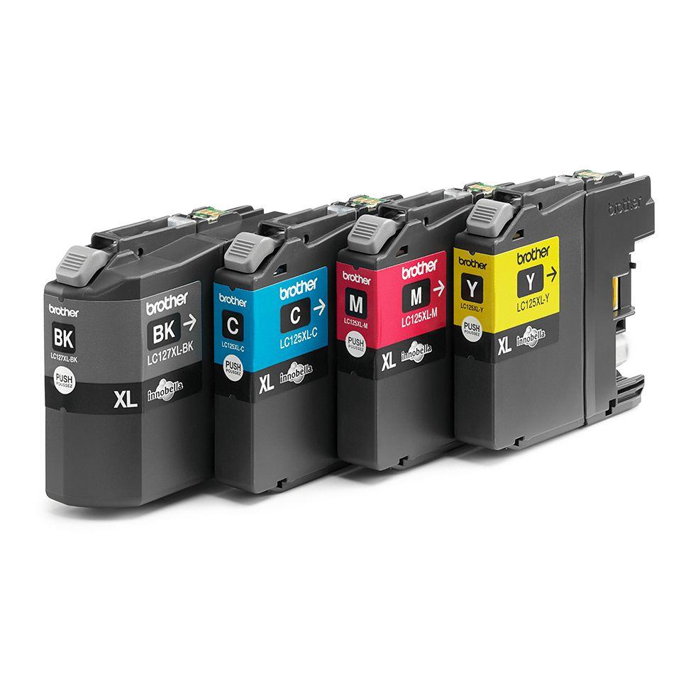 Tinteiro BROTHER LC127XLVALBP (1200 páginas - Preto, Ciano, Magenta e Amarelo), miniatura 3