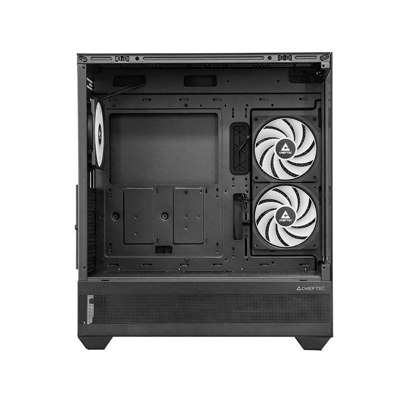 Caixa de Computador CHIEFTEC VISTA GT-01B-OP (ATX, Micro ATX, Mini-ITX - Midi Tower - Aço SPCC, 0,5 a 0,8 mm - Preto), miniatura 5