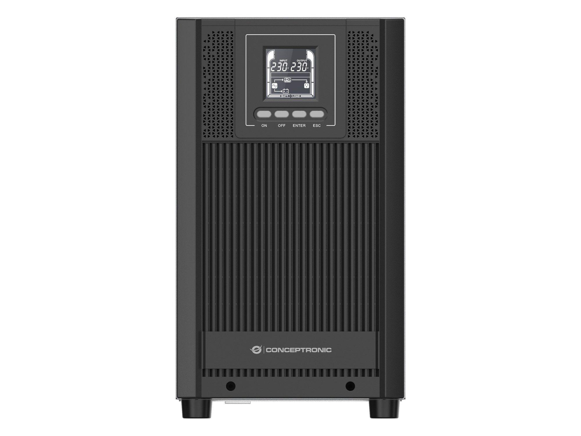 UPS Online CONCEPTRONIC ZEUS52E3K (C13 e C19 - Preto) — miniatura 2