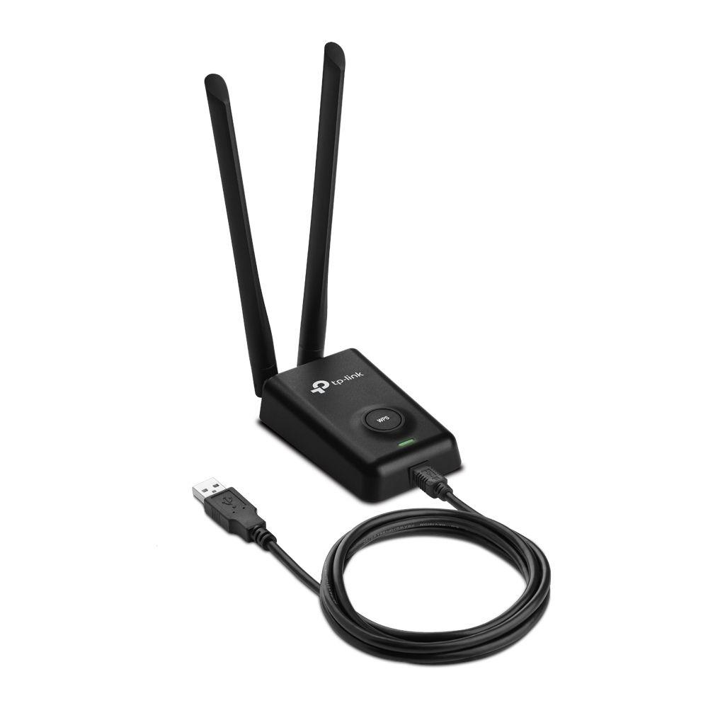 Adaptador USB Wi-Fi TP-LINK TL-WN8200ND (Wi-Fi 4 - 150 e 300 Mbit/s - Banda única - Preto), miniatura 2
