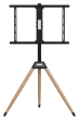 Suporte de Chão Tripé para TV GEMBIRD TVS-75ST-01 (200 x 200-600 x 400 mm - 600 x 400 mm - 200 x 200 mm - Preto)