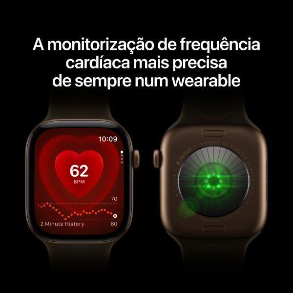 Smartwatch APPLE S12 GPS 42 mm (Retangular - watchOS 27 - Apple S11 - Preto), miniatura 4