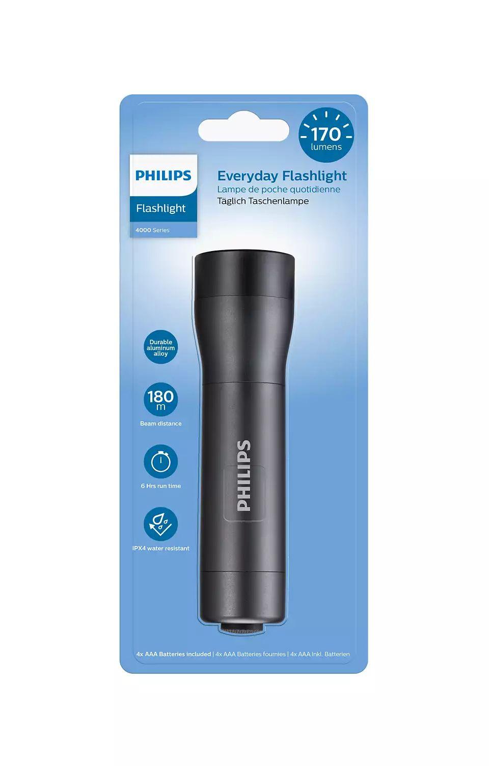 Lanterna PHILIPS SFL4001T/10 (AAA - Preto), miniatura 2