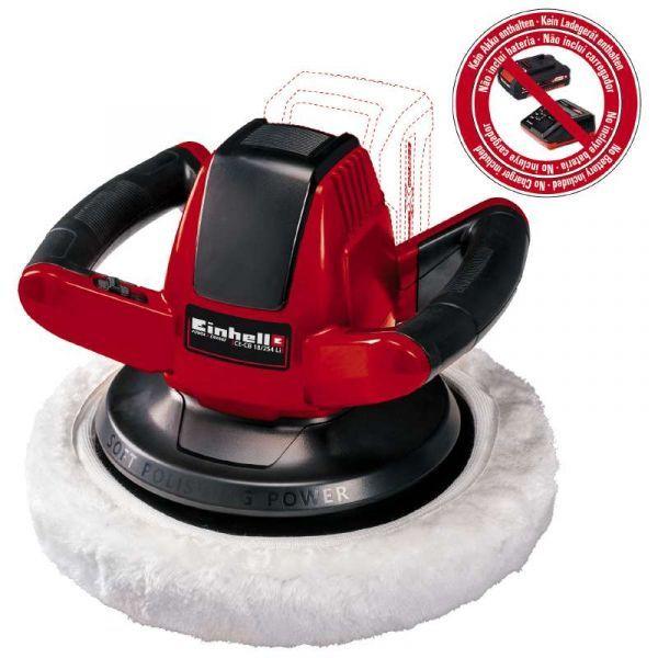 Polidora de Carro Sem Fios EINHELL CE-CB 18/254 Li-Solo (Vermelho/Preto)