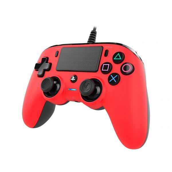 Comando NACON Compact Controller Wired para PS4 (PlayStation - Com fios - Vermelho) — miniatura 4