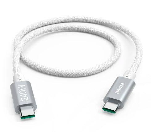 Cabo USB-C HAMA 00201721 (1,5 m - USB C - Branco)