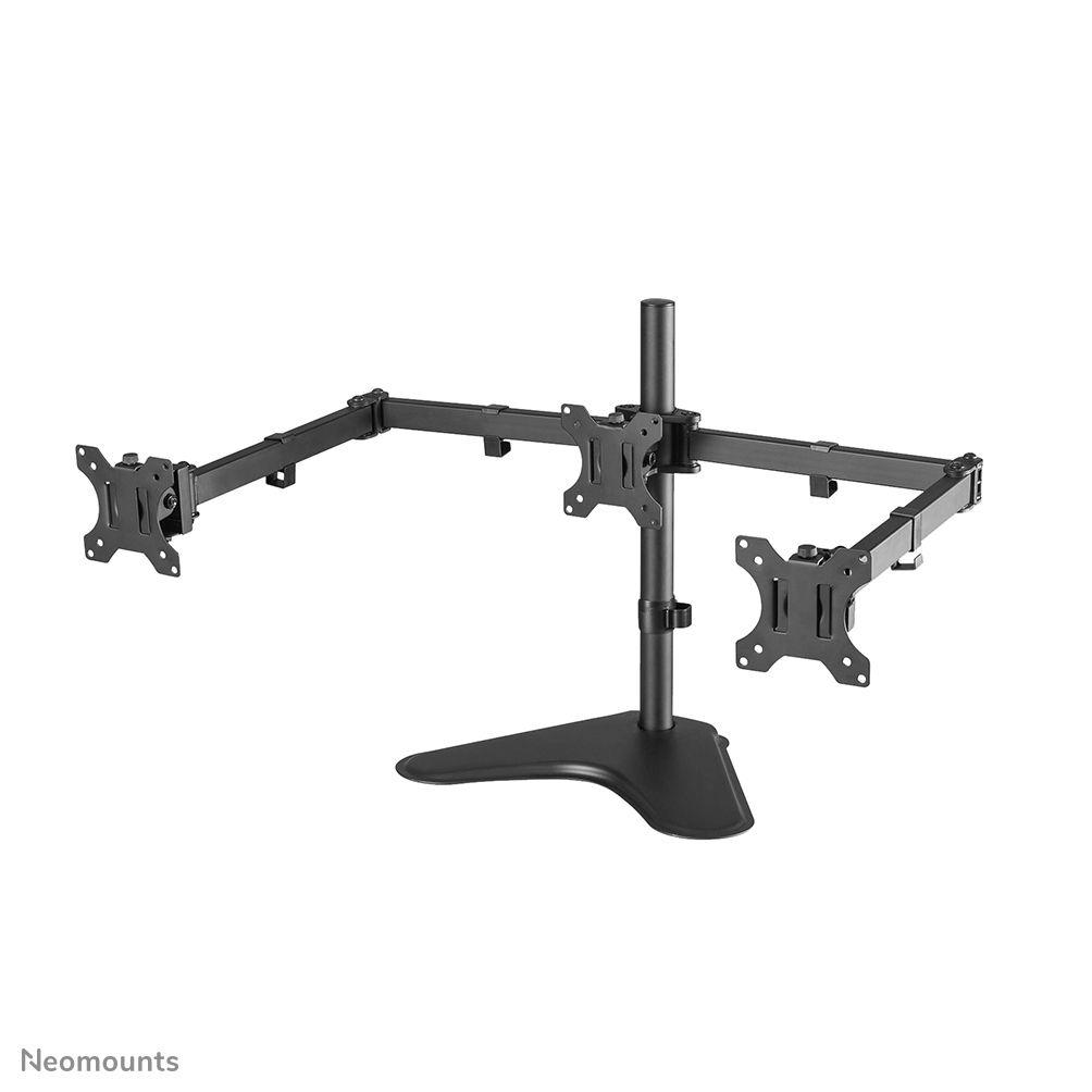 Suporte de Monitor de Secretária NEOMOUNTS FPMA-D550DD3BLACK (3 Monitores, 13-27", 6 kg por monitor - Preto), miniatura 3