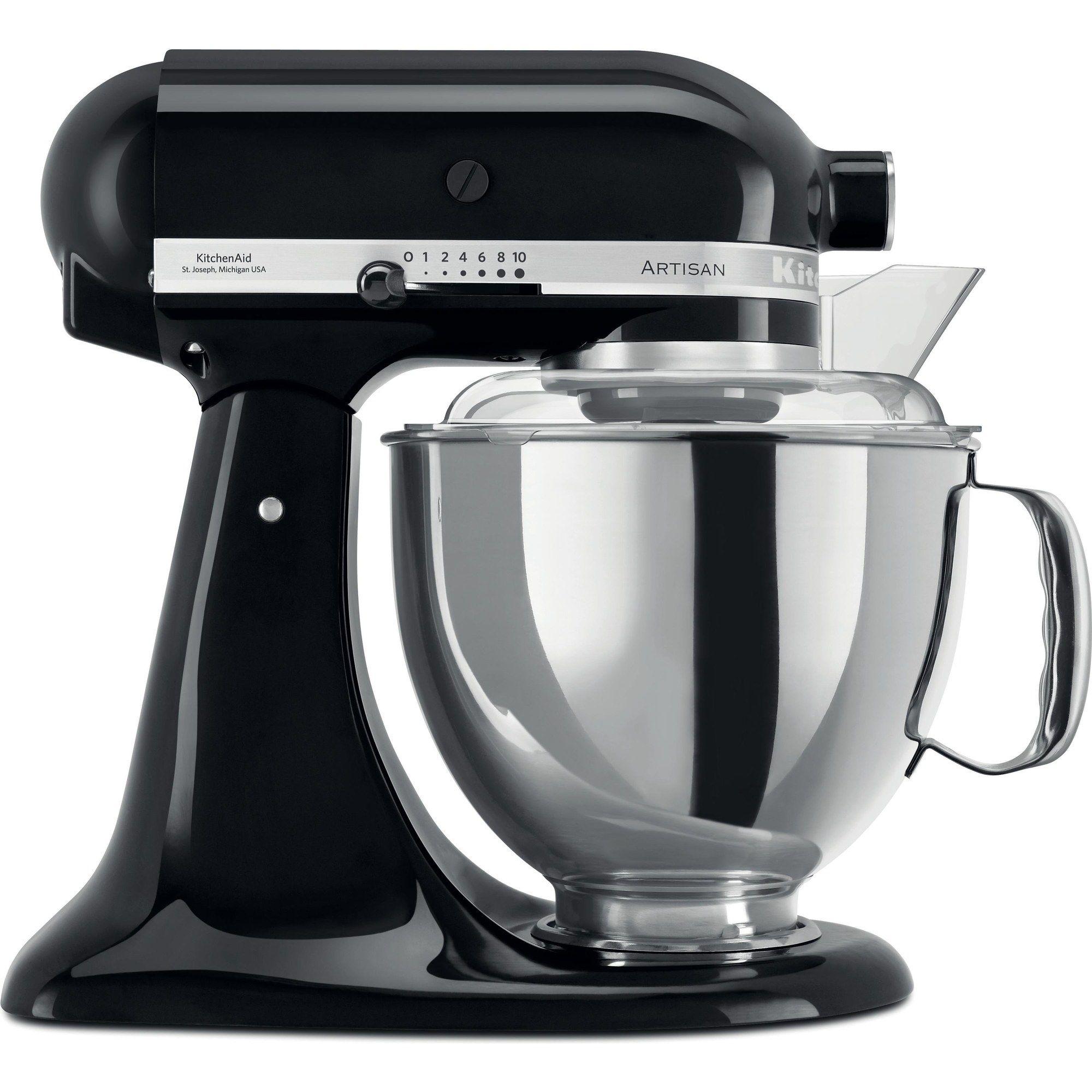 Batedeira Planetária KITCHENAID Artisan 5KSM175PSEOB (300 W - 220 RPM - 4,7 l - Preto)