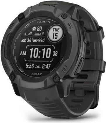 Smartwatch GARMIN Instinct 2X Solar (Redondo - Digital MIP - 1,1" - Grafite)