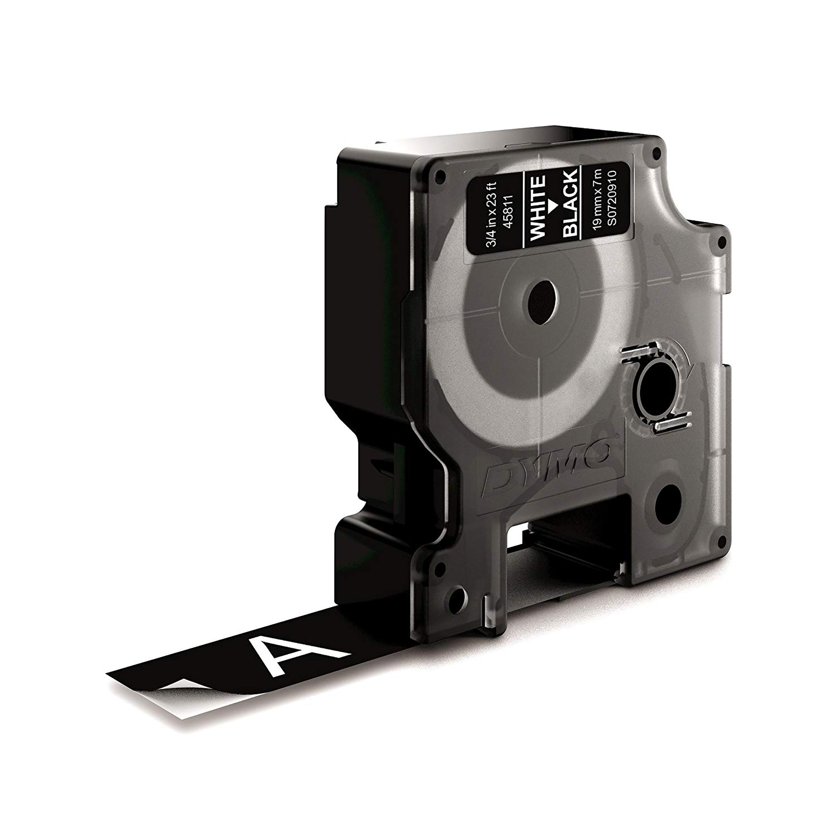 Fita de Impressão DYMO S0720910 (Branco sobre Preto), miniatura 3