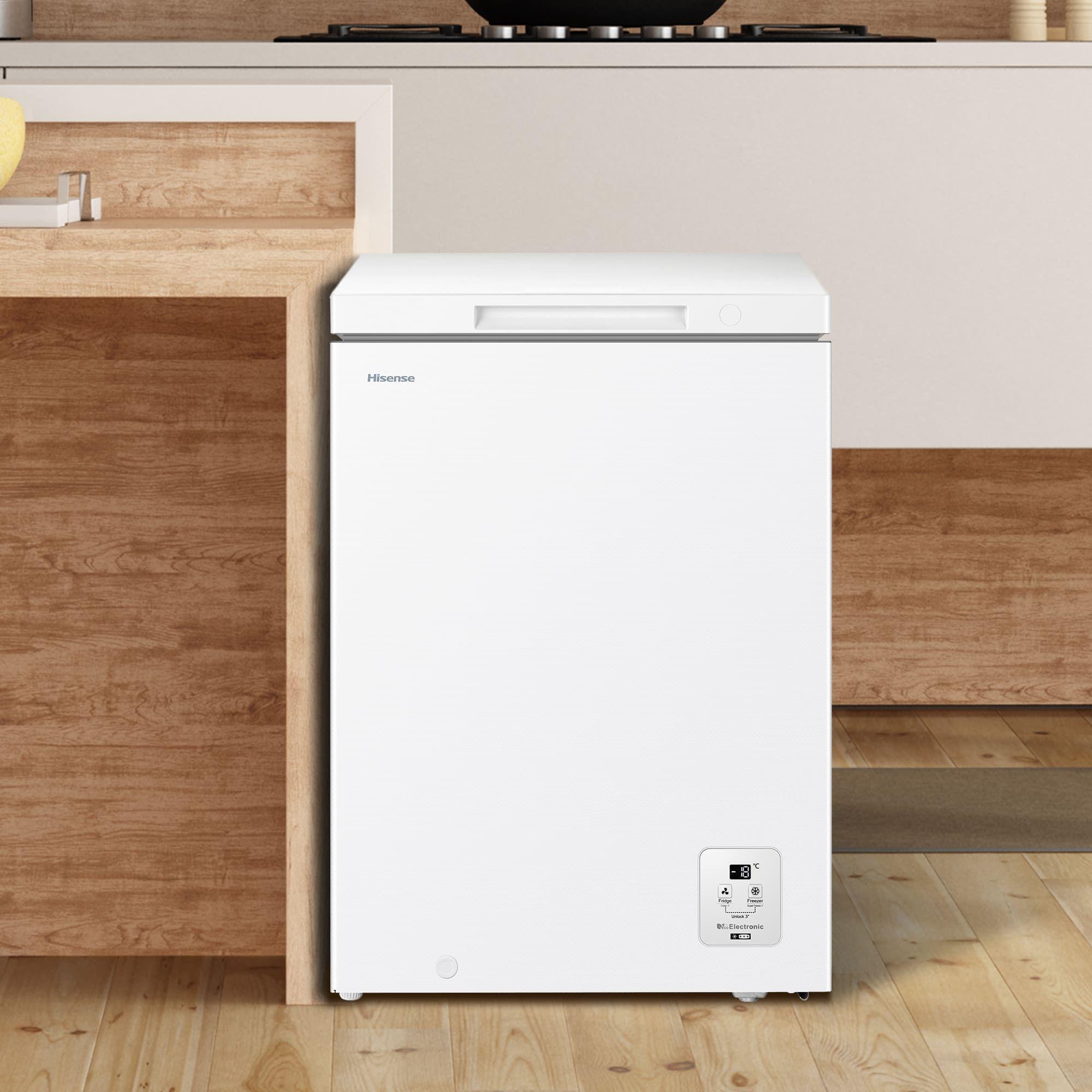 Arca Congeladora Horizontal Independente HISENSE FT145N1AWDL (Altura 85,8 cm - 61 cm - 86 cm - Branco) — miniatura 5