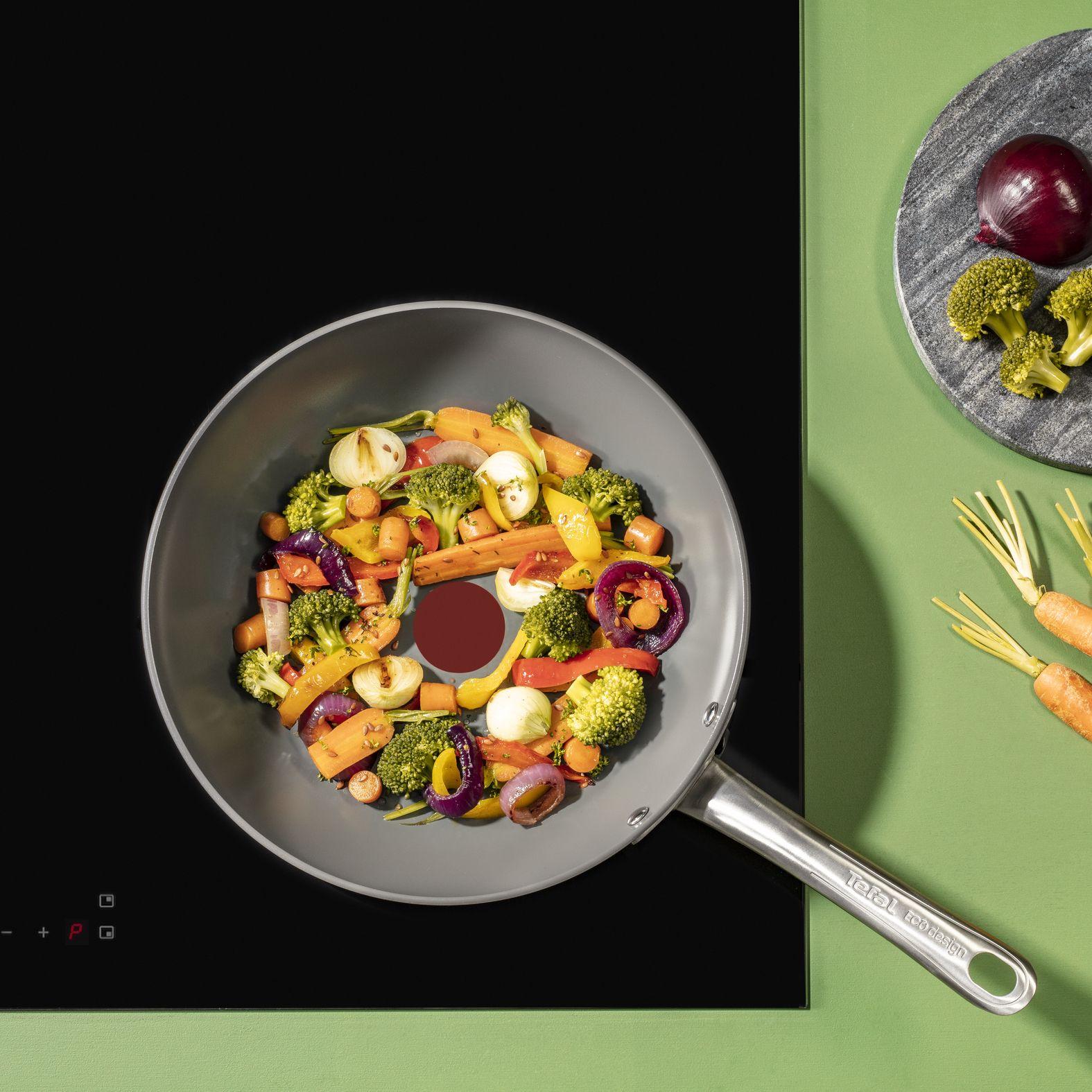 Wok TEFAL Renew+ C4241953 (Altura 8,7 cm - Cinzento), miniatura 2