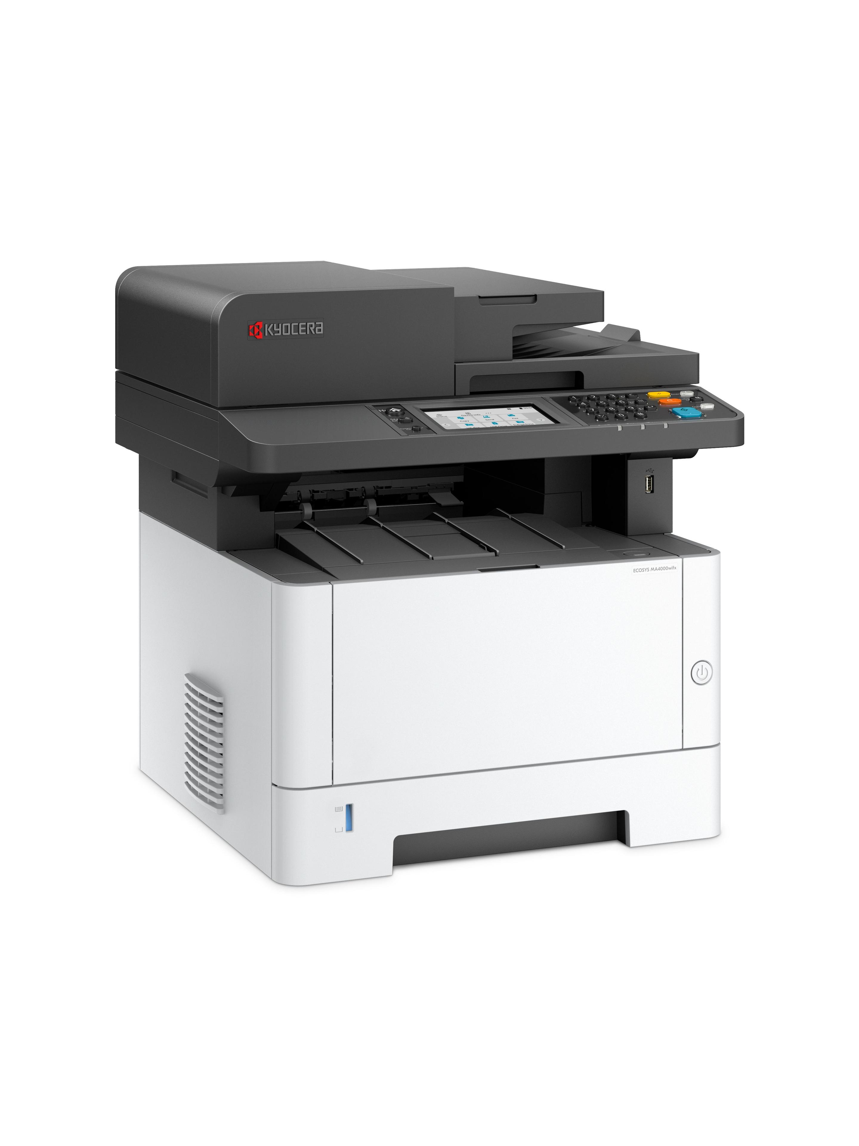 Impressora Laser Multifunções KYOCERA ECOSYS MA4000wifx (A4 - Impressão a preto e branco - 350 folhas - Preto e Branco) — miniatura 2