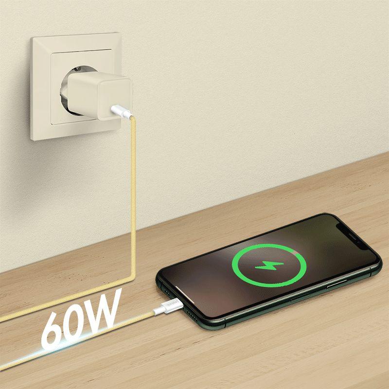 Cabo USB-C LOGILINK CU0354 (1,5 m - USB-C - Amarelo) — miniatura 4