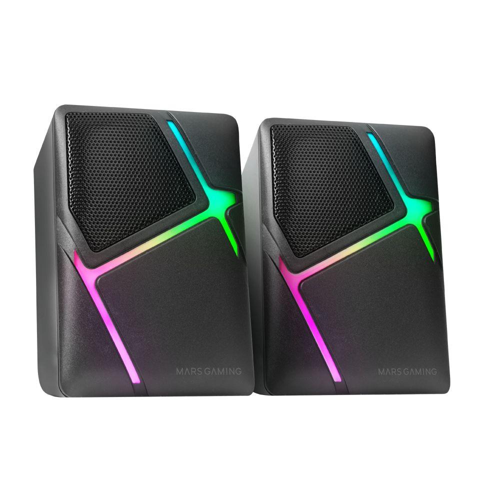 Colunas MARS GAMING MS-H (Com fios - 10 W - RoHS, FCC, CE - Branco), miniatura 2
