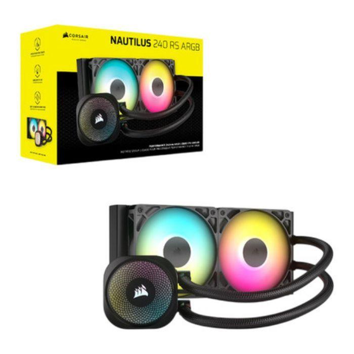 Refrigeração Líquida CPU CORSAIR Nautilus 240 ARGB (LGA 1700, AM4, AM5 - 2100 RPM - Altura 12,5 cm - Preto) — miniatura 4