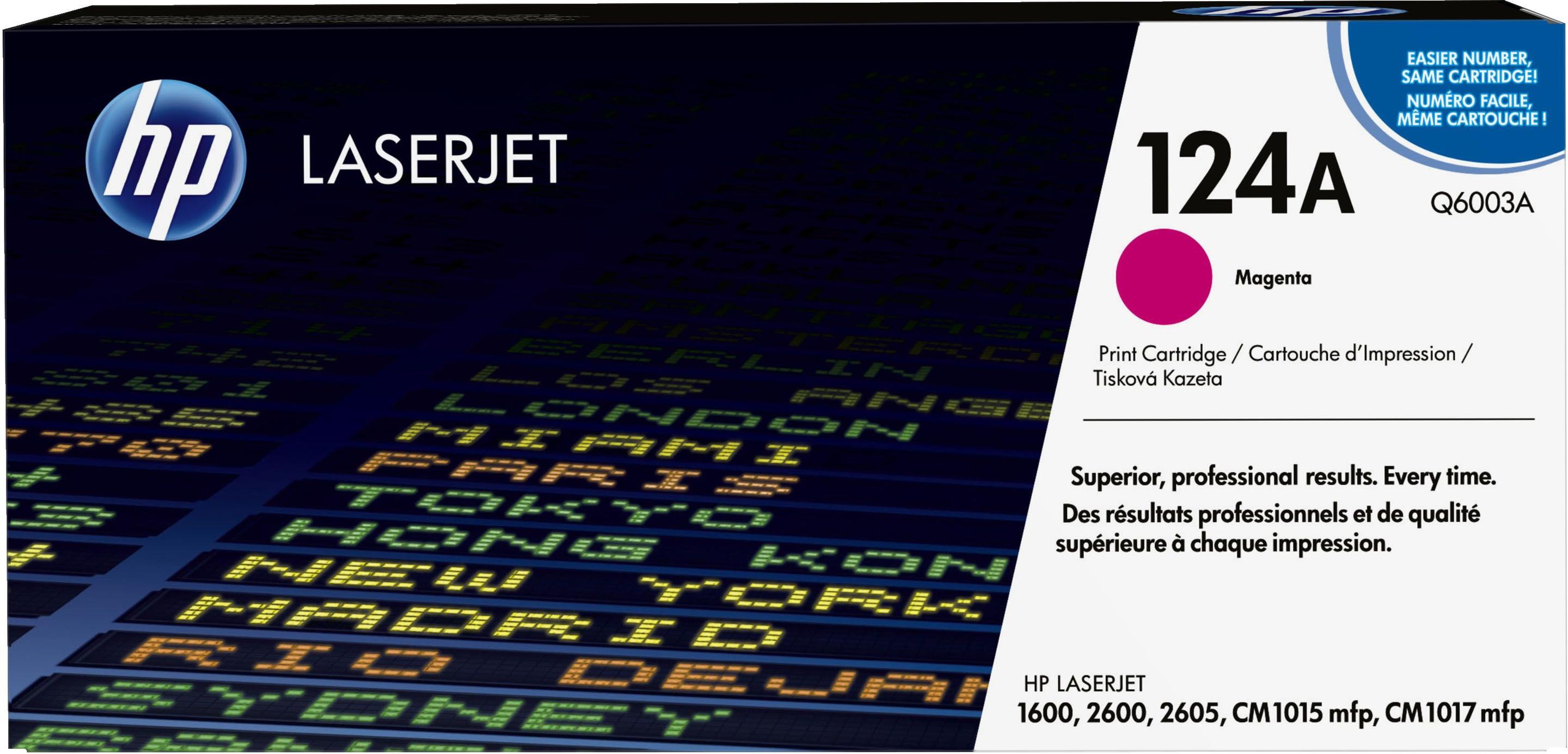 Toner HP Q6003A 124A (2000 páginas - Magenta)