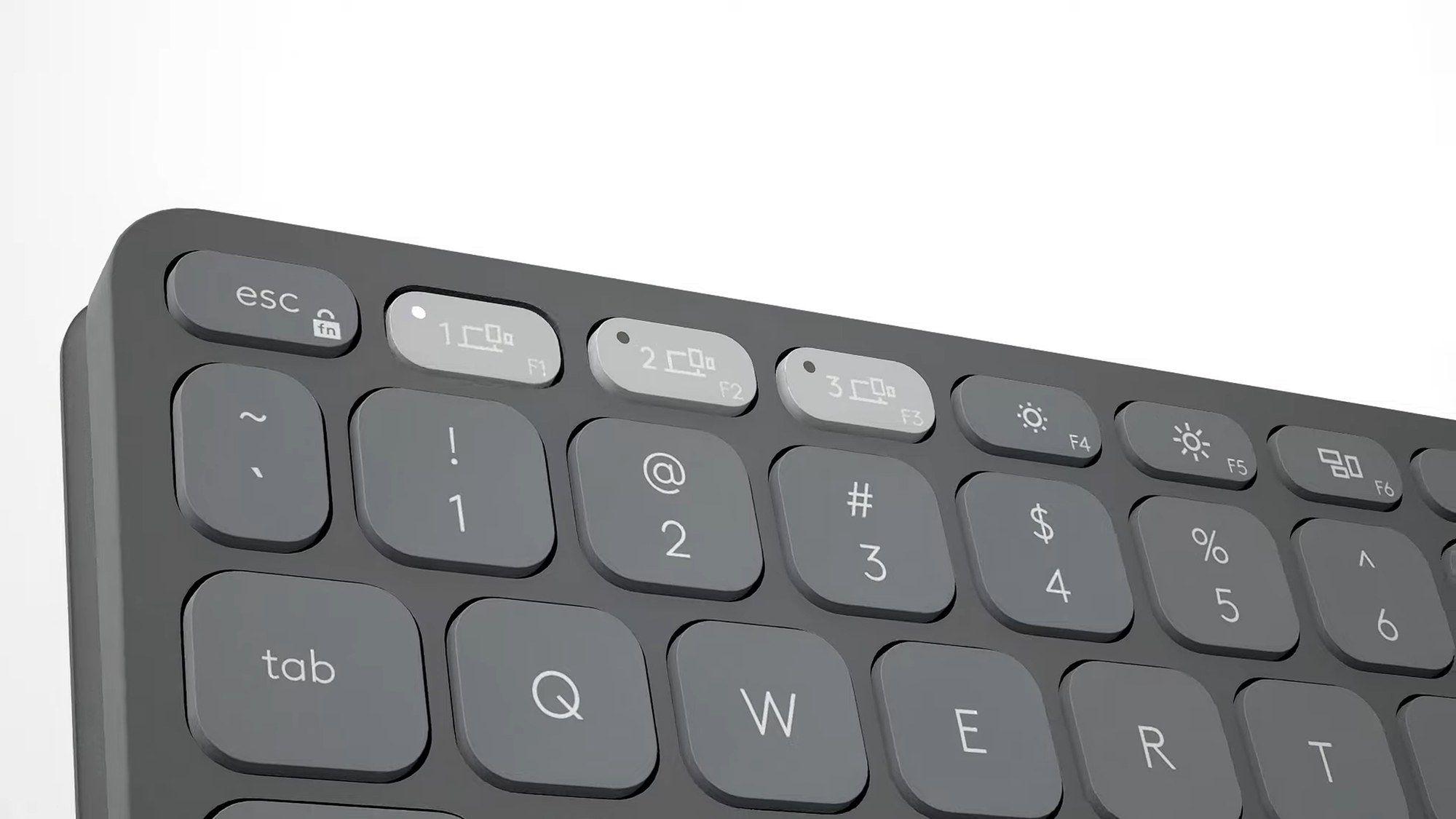 Teclado LOGITECH Keys-To-Go 2 (Suíço - Teclas tesoura - Mini - Branco) — miniatura 8