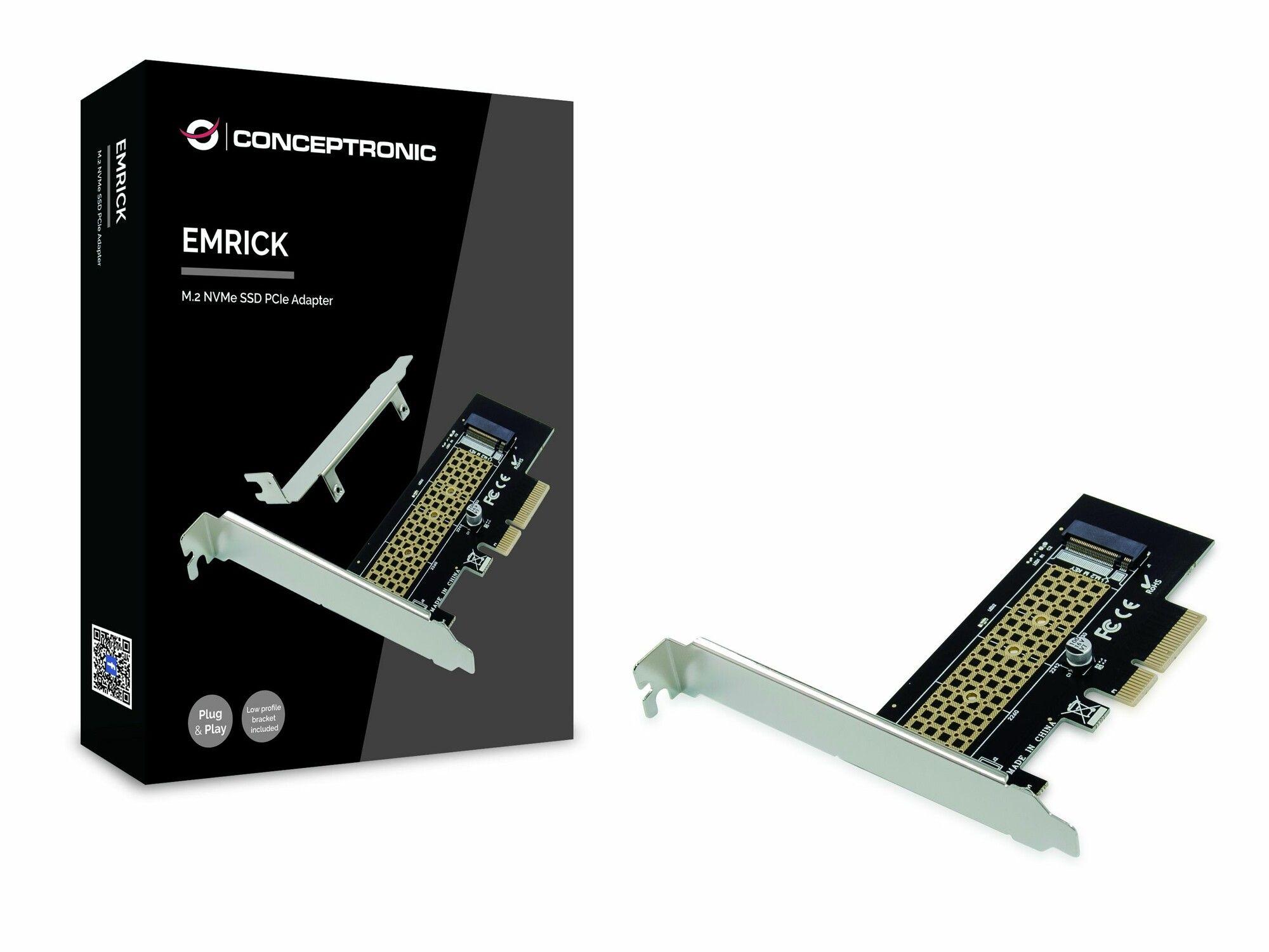SSD CONCEPTRONIC EMRICK05B (PCIe - Preto e aço inoxidável) — miniatura 3