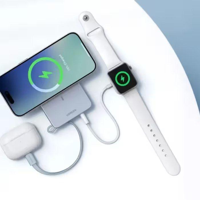 Powerbank UGREEN PB773 MagFlow (10000 mAh - Qi2 magnético - USB-C - Azul), miniatura 5