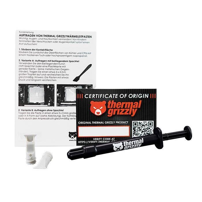 Pasta Térmica THERMAL GRIZZLY Kryonaut Extreme (Pasta térmica - 14.2 W/ - 3.76 g/cm³ - Preto), miniatura 4