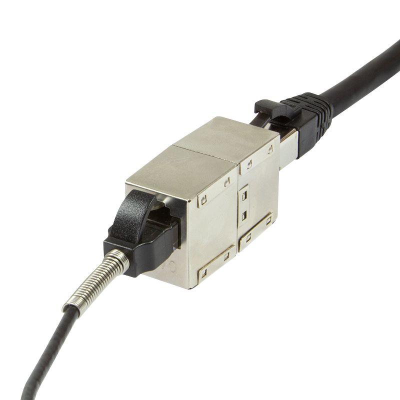 Acoplador de Cabo RJ45 LOGILINK NP0058 (RJ-45 - Cat5e, Cat6 - Metálico), miniatura 3