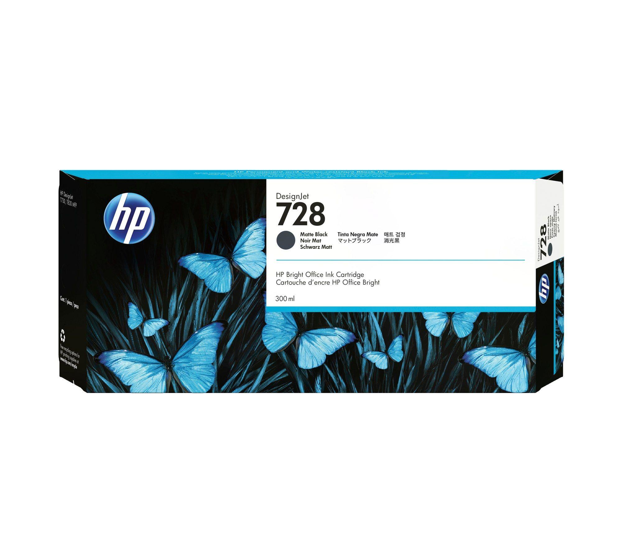 Tinteiro HP DesignJet 728 F9J68A (Preto Mate)