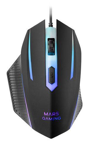 Conjunto de Teclado e Rato MARS GAMING MCP124ES (Espanhol - Interruptor de membrana - Tamanho completo - Preto) — miniatura 4