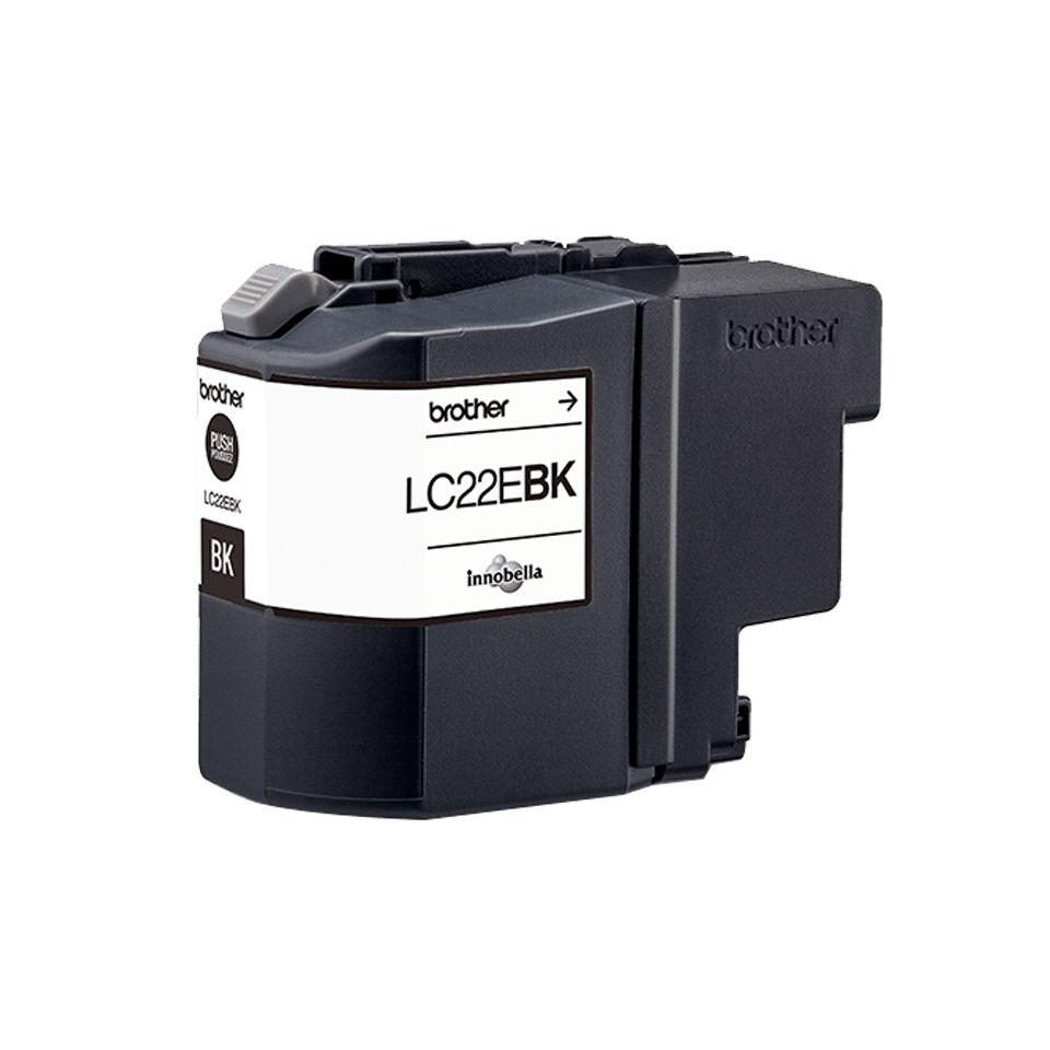Tinteiro BROTHER LC22EBK (2400 páginas - Preto)