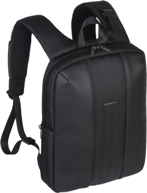 Mochila para Portátil RIVACASE 8125 Narita (Poliéster, poliuretano - 35,6 cm - Altura 40 cm - Preto)
