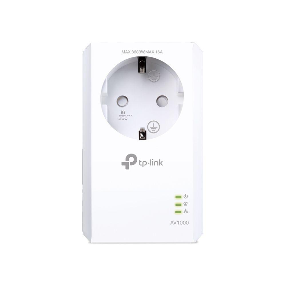 Adaptador Powerline TP-LINK TL-PA7017P (Gigabit Ethernet - 1 unidade - HomePlug AV2 - Branco) — miniatura 2