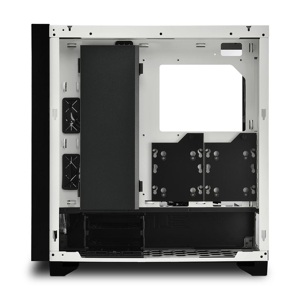 Caixa PC SHARKOON ELITE SHARK CA300H (Tower - Metal, vidro temperado - RGB endereçável - Branco) — miniatura 3