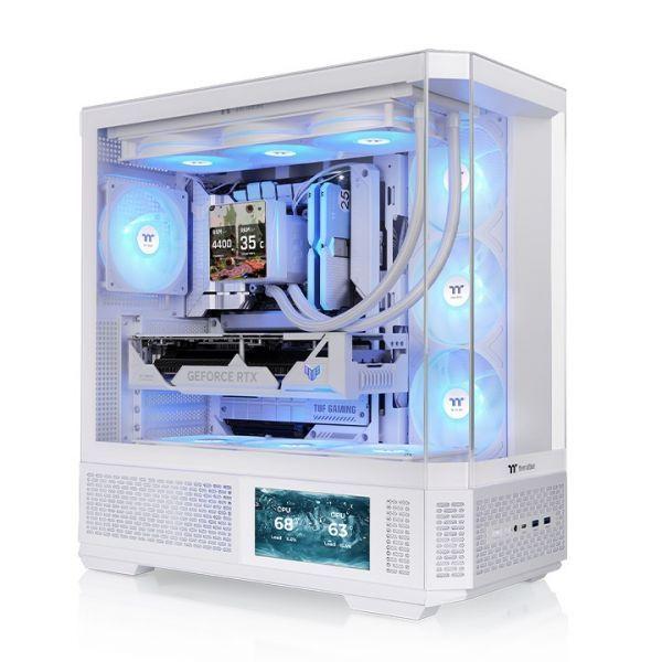 Caixa PC THERMALTAKE View 370 TG ARGB Snow (ATX, PS2 - 2.5" - SPCC, vidro temperado - Branco) — miniatura 2