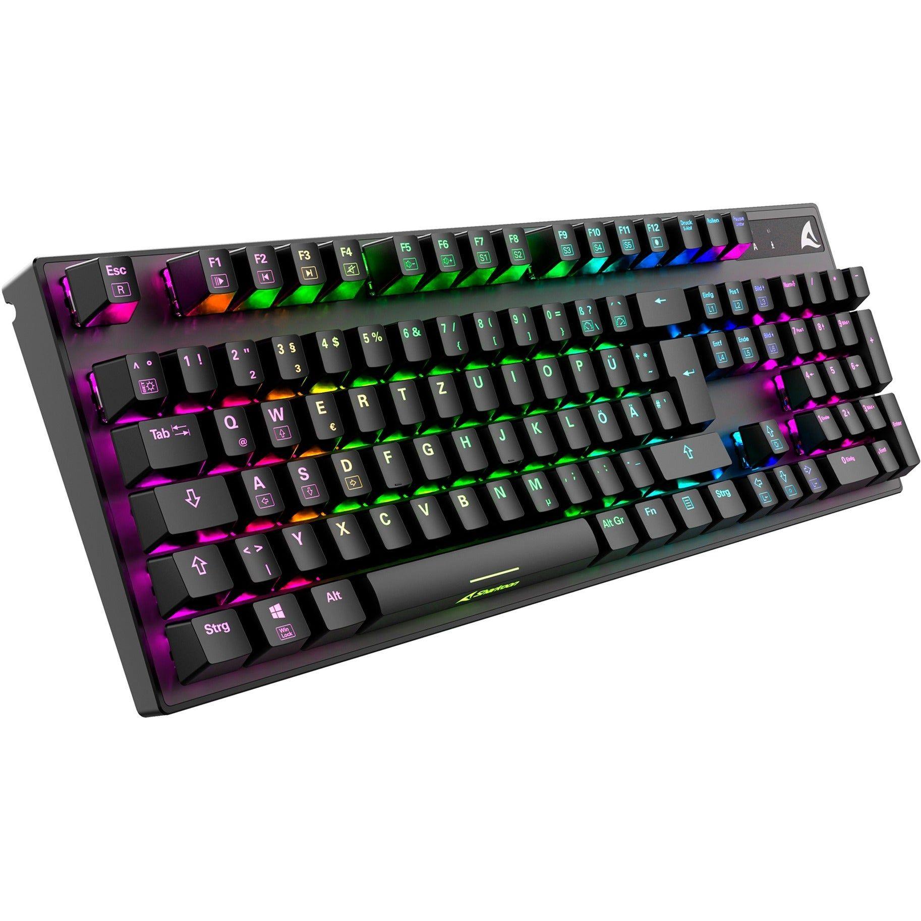 Teclado SHARKOON SKILLER SGK20 (Alemão - Mecânico Huano Brown - USB - Preto), miniatura 4