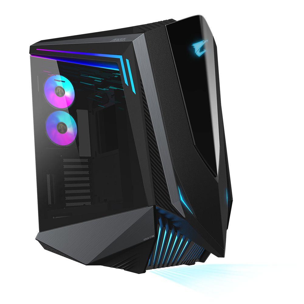 Caixa PC GIGABYTE AORUS C700 GLASS (Full Tower - Alumínio, Vidro, Plástico, Aço - 19,8 cm - Preto)