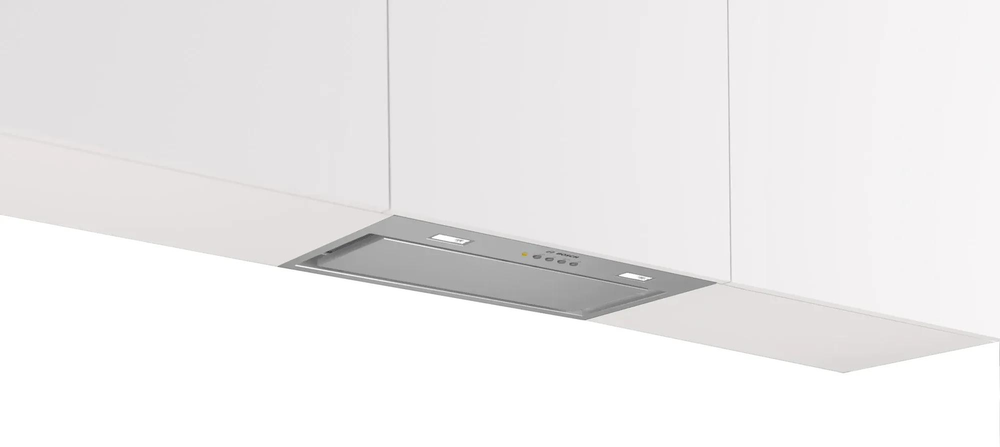 Exaustor de Encastre BOSCH DLN56AC50 (Altura 34,5 cm - 52 cm - 28 cm - Inox)
