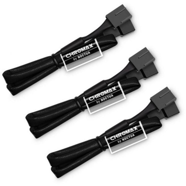 Cabo de Extensão para Ventoinha NOCTUA NA-SEC1 chromax.black (30 cm - Fêmea - Ventoinhas PWM de 3 e 4 pinos - Preto), miniatura 2