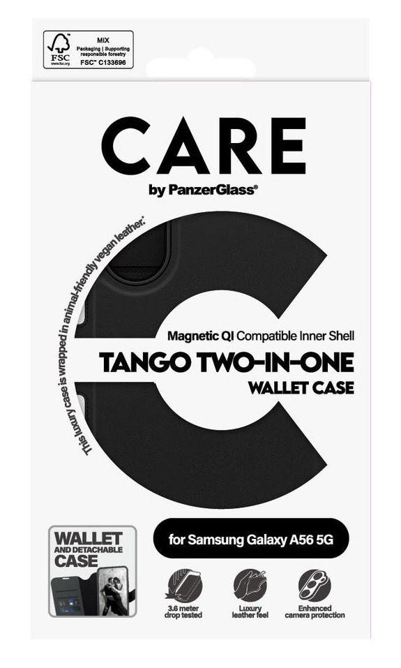 Capa Carteira 2 em 1 PANZERGLASS CARE Feature Case Tango para Samsung Galaxy A56 5G (6,7" - Preto) — miniatura 3