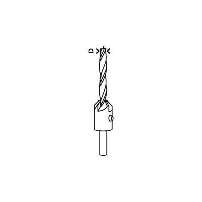 Broca para Madeira com Escareador BOSCH 2608596394 (Madeira) — miniatura 3