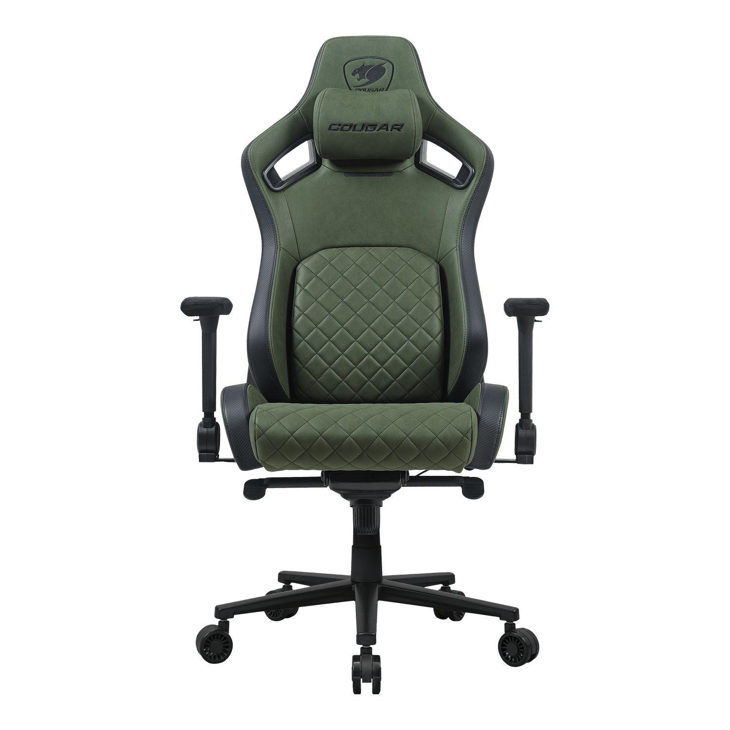 Cadeira Gaming COUGAR Defensor S Army Green F (150 kg - 137 cm - 90-135° - Verde/Preto)