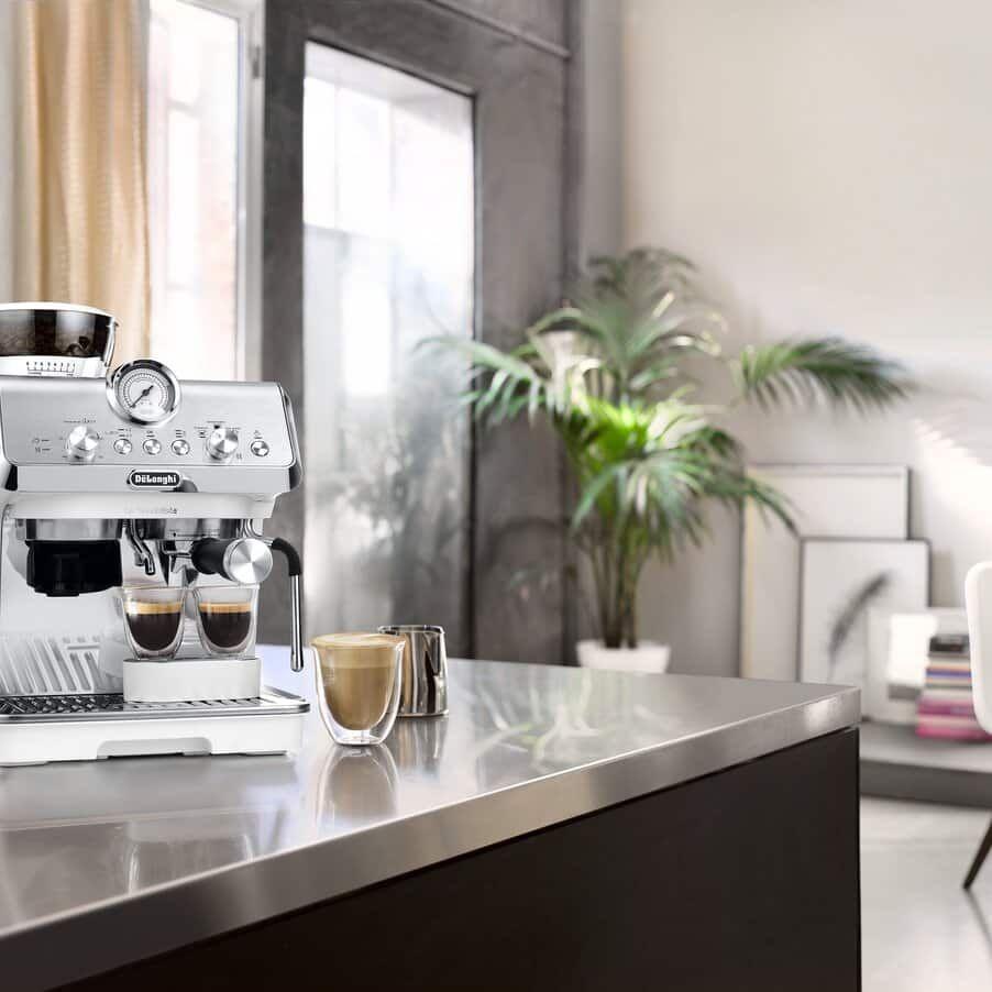 Máquina de Café Expresso DELONGHI La Specialista Arte EC 9155.W (Grãos de café - 1400 W - 15 bar - Branco), miniatura 7